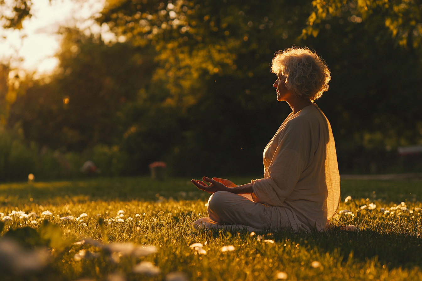 Йога для старших людей - медитація